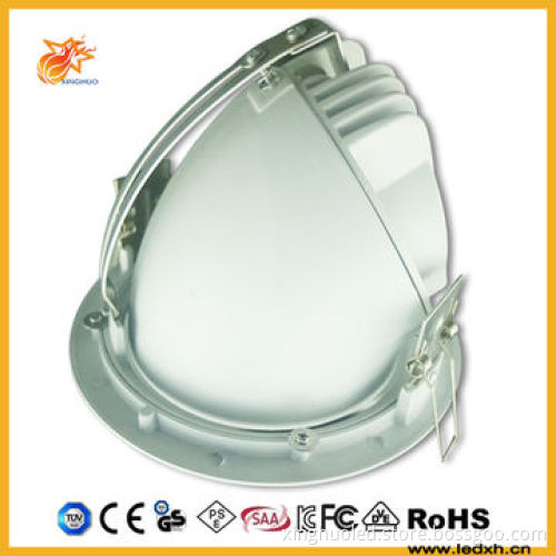 LED downlight gimbal, AC85-265V 110mm cutout 10W 7000K cool white color, sharp COB, 85-90 Ra CRI